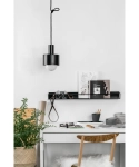Lampa Wisząca UMMO EN1122P0 Enkel 1 E27 czarny