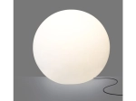 Zewnętrzna okrągła lampa stojąca biała świecąca kula do ogrodu Nowodvorski 9714 Cumulus XL E27 IP44 80cm 