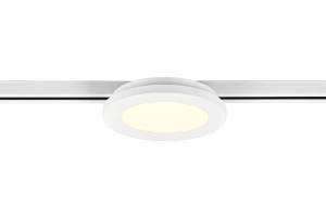 Lampa okrągła Na Szynę 3-fazową Trio 76921031 Duoline LED 9W 3000K 17cm ściemniacz Biały