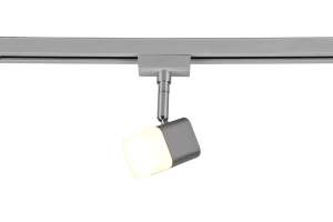 Niklowy reflektor na szynę 3-fazową Trio 78150107 Duoline LED 3,5W 3000K ściemniacz