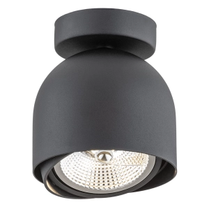 Lampa sufitowa punktowa spot Argon 4711 BZ Garland ES111 14x14cm czarny bez żarówek