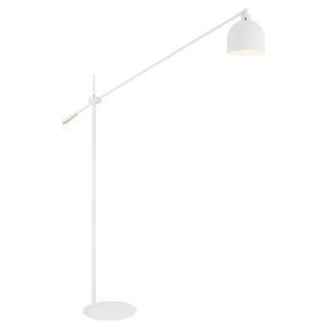Lampa stojąca podłogowa Argon 4734 Detroit E27 220cm biały mosiądz