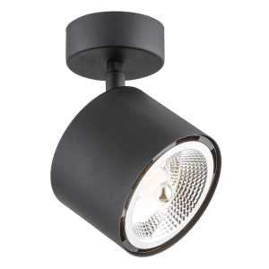 Lampa sufitowa punktowa spot Argon 4703 Clevland ES111 czarny żarówka w zestawie