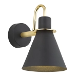 Lampa ścienna kinkiet Argon 4708 Beverly E27 czarny struktura chrom