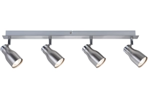 Oprawa ścienno-sufitowa MELI GU10 max. 4x10W 230V nikiel mat / metal Paulmann PL66689