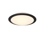 Lampa sufitowa plafon okrągły czarny Trio 680310132 Umberto LED 12W 3000K IP44 29cm
