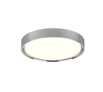 Chromowany okrągły plafon do średniej łazienki Trio 659011806 Clarimo LED 18W 3000K IP44 33cm