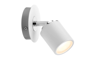 Oprawa ścienno-sufitowa TUBE GU10 max. 1x10W IP44 230V biały / chrom /metal Paulmann PL66717