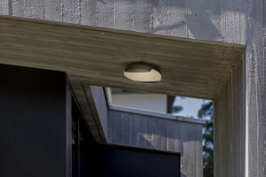 Zewnętrzna lampa ścienna sufitowa na elewację Lutec 6303401118 Sweep LED 23,5W 3000K IP54 26cm