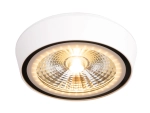 Biały okrągły plafon łazienkowy Max Light C0207 Charon LED 12W 1056LM 3000K CRI90 IP65 12,8x3cm