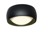 Czarny okrągły plafon łazienkowy MaxLight C0204 Kodak II LED 8W 704LM 3000K IP44 10,8cm x 4,8cm