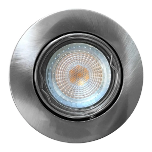 Lampa sufitowa Podtynkowa Nordlux 71820132 Mixit GU10 IP23 8,5cm stal szczotkowana