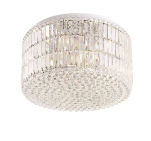 Kryształowy okrągły plafon lampa sufitowa Max Light C0129 Puccini 32xE14 80cm x 35cm