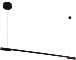 Czarna ściemnialna ledowa lampa wisząca listwa 100cm Max Light P0354d Organic LED 16W 3000K