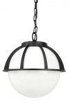 Zewnętrzna lampa wisząca szklana kula SU-MA K 1018/1/KPO 250 Kule z koszykiem E27 IP43 30cm x 69cm