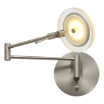 Srebrna regulowana lampa ścienna kinkiet ledowy Steinhauer 2733ST Turound LED 10W 2700K 62cm