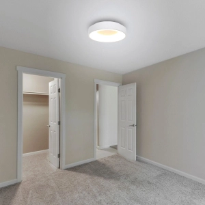 Biała okrągła lampa sufitowa plafon Steinhauer 2562W Ringlede LED 30W 2700K 38cm