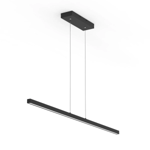 Czarna nowoczesna lampa wisząca listwa Mexlite 2745ZW Light stripe LED 20W 2700K 114cm
