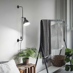 Lampa ścienna Kinkiet regulowany Ideal Lux 179643 Shower AP1 E27 89cm x 35cm x 16cm czarny