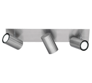 Lampa sufitowa punktowa spot Trio 802400307 Marley 3xGU10 regulowane nikiel
