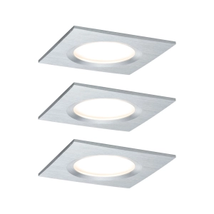 Zestaw Premium Coin Slim ściemniany LED 3x6,8W 2700K 230V 51mm Aluminium Paulmann PL93895