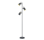 Lampa Podłogowa Z Regulowanymi Reflektorami Trio 408800332 Edward 3xE14 38cm x 160cm czarny