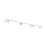 Biała lampa sufitowa gotowe listwy z reflektorami Nowodvorski 7750 Mono VIII 2x150 8xGU10