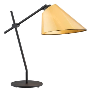 Lampa stołowa nocna Argon 4274 Clava E27 49cm x 25cm czarny złoty