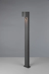 Zewnętrzna lampa stojąca słupek ogrodowy Trio 414260142 Roya GU10 IP44 Czujnik ruchu zmierzchu 100cm antracyt