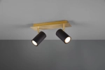 Lampa sufitowa punktowa spot regulowany Trio 802400280 Marley 2xGU10 czarny złoty