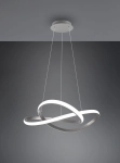 Lampa wisząca nowoczesna zawijana serpentyna niklowa RL R32051407 Course LED 27W 4000K 60cm