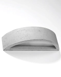 Betonowy półokrągły kinkiet łuk Sollux Lighting SL.0994 Atena E27