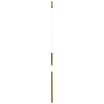 Lampa wisząca mosiężny walec i szklana kula Step Into Design ST-1689L O-Line LED 5W 3000K