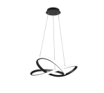Lampa wisząca nowoczesna zawijana serpentyna czarna RL R32051432 Course LED 27W 4000K 60cm
