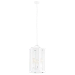 Lampa wisząca biała szklana Argon 1251 Bodrum 3xE27 30cm
