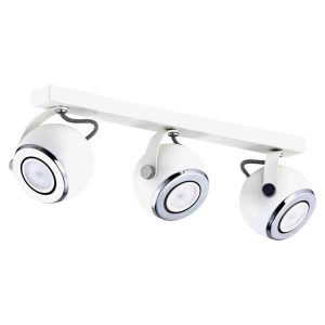 Lampa sufitowa punktowa spot Argon 1261 Kos 3xGU10 48cm biały