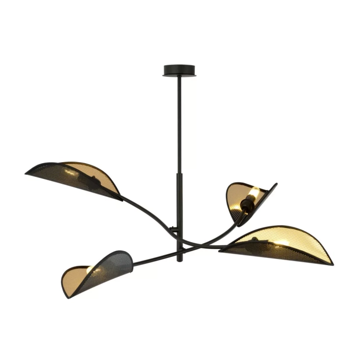 Lampa EMIBIG Lotus 1106/4 czarny - bc6c558dcc2e30cb950678b09b820a78