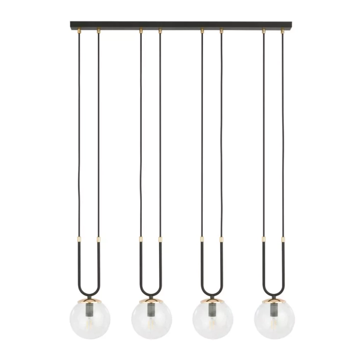 Lampa EMIBIG Glam 1114/4 czarny - 864bab52fc2c52f11327834fbec6672b
