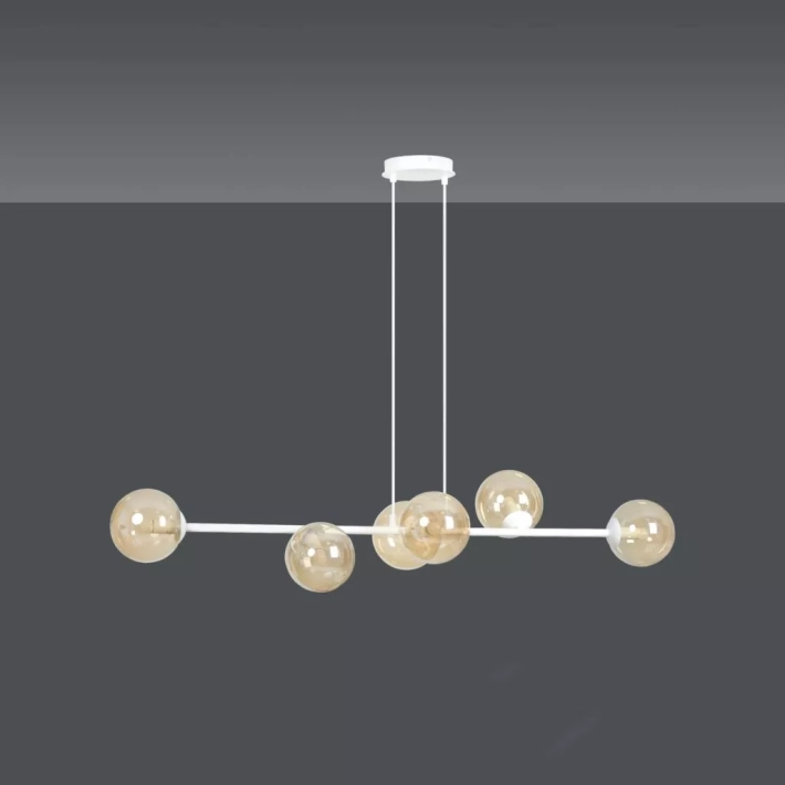Lampa EMIBIG Rossi 879/6 biały - faeb34645071fdccd6e0bebe6ef9831e
