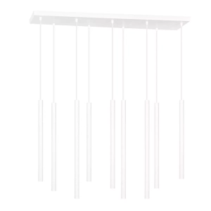 Lampa wisząca nad stół smukłe białe walce Emibig 553/9 Selter 9 White
