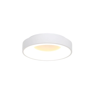 Biała okrągła lampa sufitowa plafon Steinhauer 3086W Ringlede LED 30W 3000K 30cm
