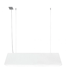 Lampa wisząca z dużym prostokątnym abażurem Ramko 67205 Kore 3xE27 100cm