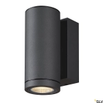 Antracytowy kinkiet zewnętrzny jednokierunkowy SLV 1003422 Enola 6W 3000/4000K CRI90 30stopni IP65