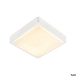 Biały zewnętrzny plafon SLV 1003449 Ainos LED 17W 3000/4000K IP65 30cm