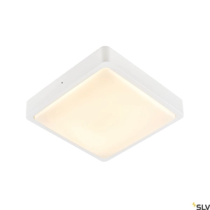 Biały zewnętrzny plafon SLV 1003449 Ainos LED 17W 3000/4000K IP65 30cm
