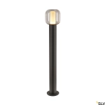 Antracytowy zewnętrzny słupek oświetleniowy SLV 1004681 Ovalisk LED 9,2W 3000/4000K IP65 100cm