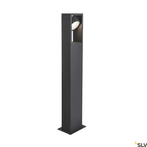 Antracytowa zewnętrzna lampa stojąca SLV 1004750 Eskina LED CCT 15W 3000/4000K IP65 75cm
