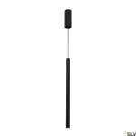 Czarna smukła lampa wisząca walec 3cm x 60cm SLV 152360 Helia LED 9,2W 3000K CRI90 40stopni ściemnialna fazowo