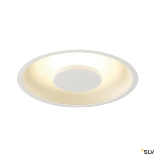Okrągła biała lampa wpuszczana w sufit SLV 117311 Occuldas LED 23W 3000K 22,6cm ściemnialna fazowo