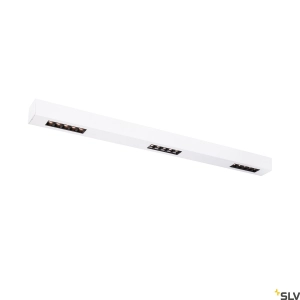 Biała lampa sufitowa listwa ledowa SLV 1000685 Q-Line 46W 3000K CRI90 30stopni 100cm ściemnialna fazowo